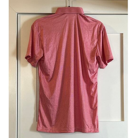 Collars & Co Original Dress Collar Polo Red Houndstooth Small - Picture 3 of 5